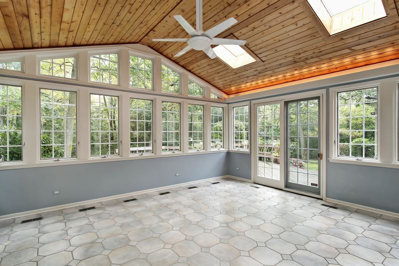 Sunroom with Open Doors